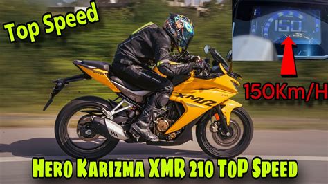 Hero KARIZMA XMR 210 Top Speed 150 Km H Gear Challenge Price