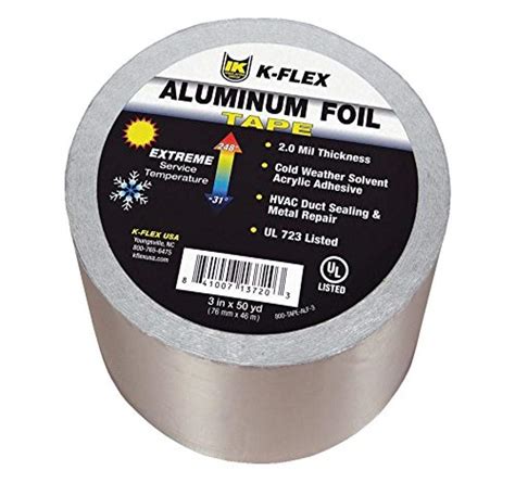 K Flex Usa Tape Alf Cinta De Aluminio De Pulgadas De Ancho X