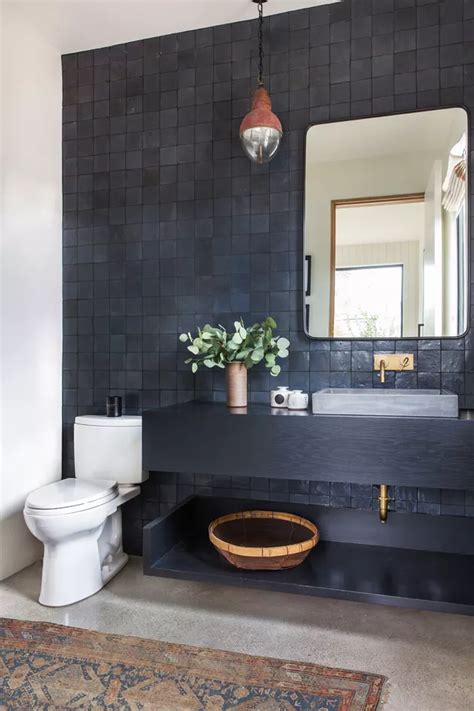 Black Bathroom Countertop Ideas Styles Advice Materials Hunker