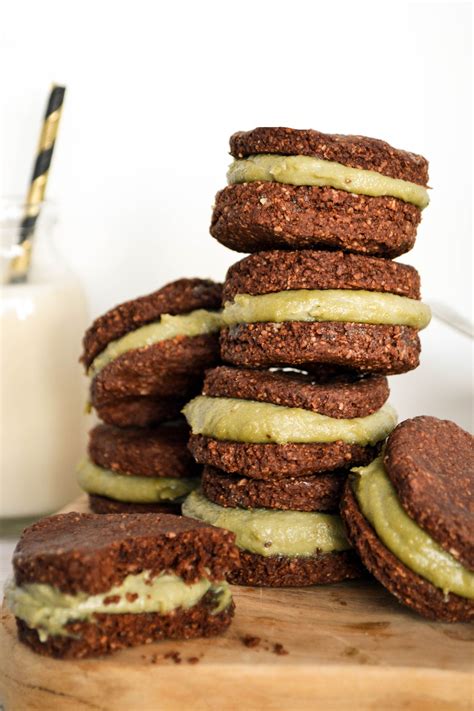 Guest Recipe Matcha Oreo Cookies By The Flourishing Pantry Oat So