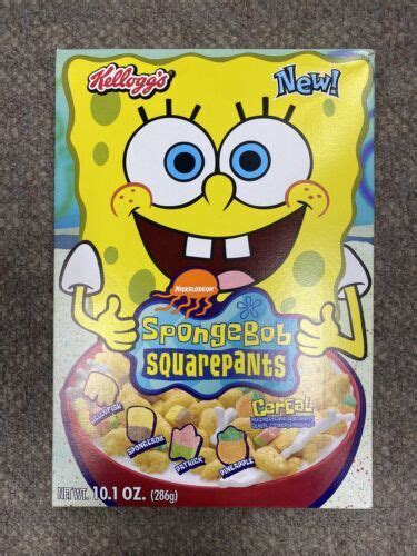 Spongebob Squarepants Kellogg S Jellyfishing Game Cereal Nib St