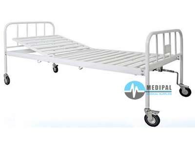 Single Crank Manual Hospital Bed With Castors Medipal Medical Supplies