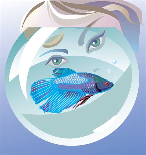 Hello, fish! stock vector. Illustration of nature, eyes - 12780055