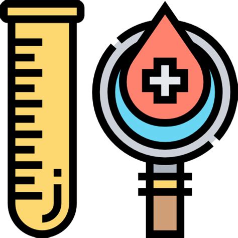 Blood Test Meticulous Lineal Color Icon