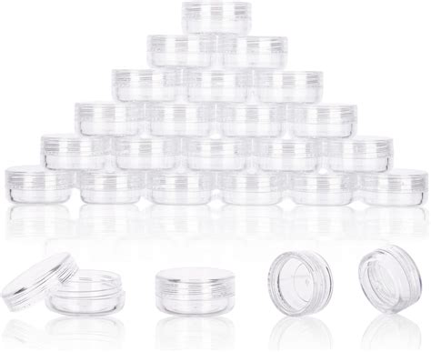 Amazon Importer G Cosmetic Sample Containers Clear Plastic