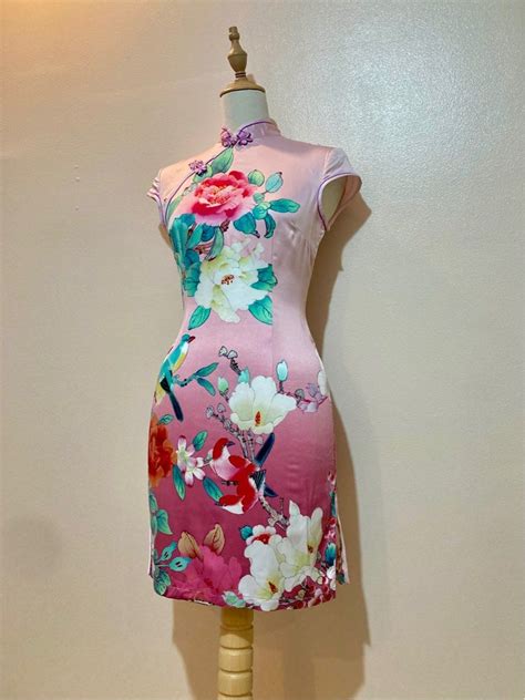 Chinese Silk Dress on Carousell