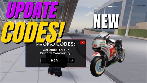 NEW UPDATE H2R CODES NEW TRACK Moto Trackday Project ROBLOX