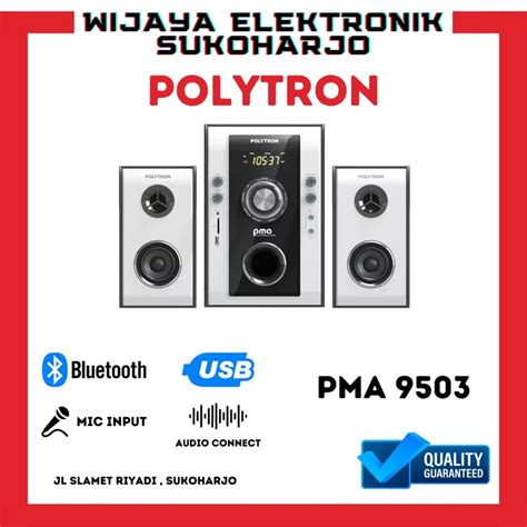 Jual Speaker Polytron Pma Pma Bluetooth Aux Usb