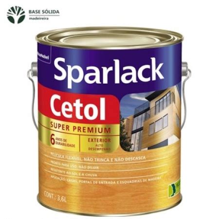 SparLack Cetol Deck Verniz para Areas externas Base Sólida Madeiras