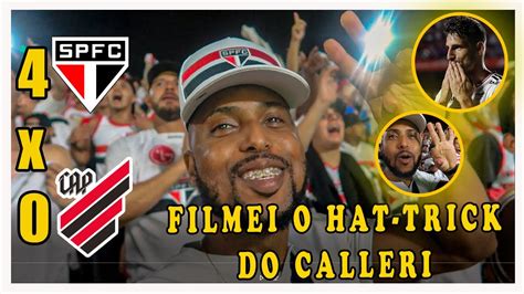 TOCA NO CALLERI QUE É HAT TRICK SÃO PAULO 4x0 ATHLETICO PR 1º