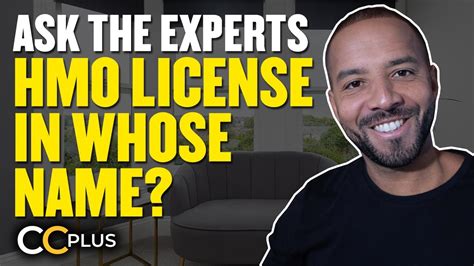 Whose Name Should The HMO License Be In Ask The Experts YouTube