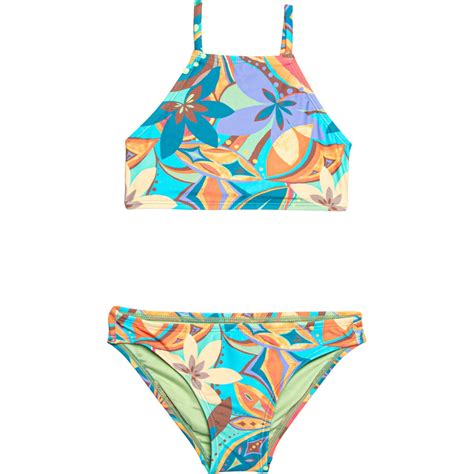 O Neill Girls Nina Abstract Multi Strap Bikini Set Save