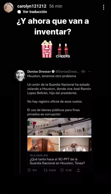 Amlo 的 Daughter 妇卡罗琳·亚当斯在新的指控后回应了丹妮丝·德雷斯说：“他们打算发明什么？” Infobae