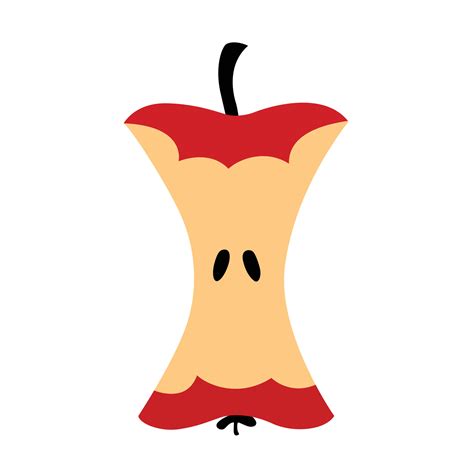Eaten Apple Icon Vector Art, Icons, and Graphics for Free Download
