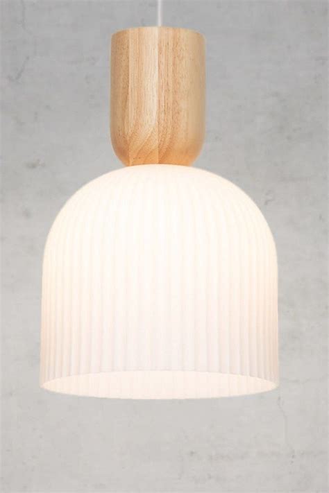 Lund Ribbed Glass Pendant Light In 2023 Glass Pendant Light Pendant