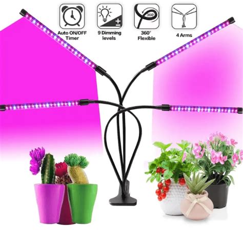 Luz LED Planta De Crescimento De Espectro Total Vermelho Azul USB