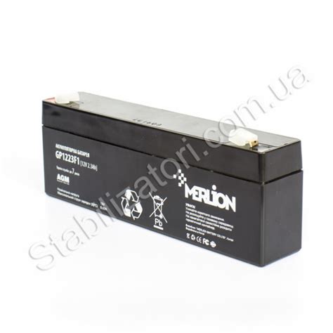 ᐈ MERLION AGM GP1223F1 12 V 2 3Ah Купить в Ukrshop ua цены и отзывы