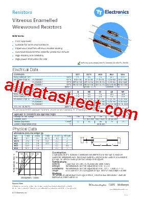 W24 3K3GPB Datasheet PDF Welwyn Components Limited