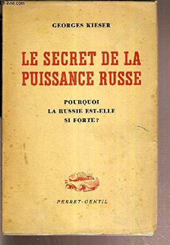 Amazon Le Secret De La Puissance Russe Cover Title Adds