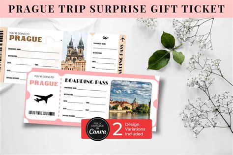 Prague Trip Surprise Gift Ticket | SnapyBiz
