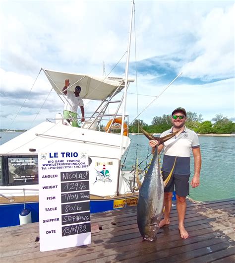 gros thon thon jaune thon tuna poisson à l île maurice