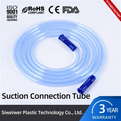 Disposable Medical Grade Pvc Suction Catheter Suction Connecting Tube