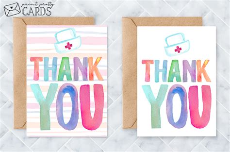 Nurse Appreciation Cards | Print Pretty Cards