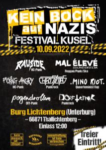 Lineup Kein Bock Auf Nazis Festival Kuselkein Bock Auf Nazis