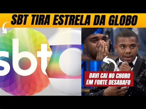 Bomba Davi não aguenta em forte desabafo chora e DESISTE SBT tira