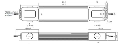 MEAN WELL HLG 240H Series 240W Constant Voltage And Constant Current