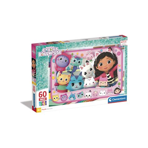 Clementoni Supercolor Puzzle Gabby Dollhouse Pezzi Toys