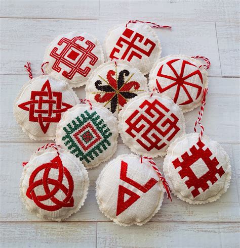 Embroidered Slavic Symbols - Etsy