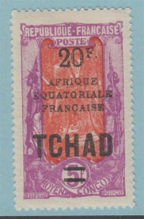 Chad 59 Mint Hinged OG NO Faults Extra Fine ROV Europe France