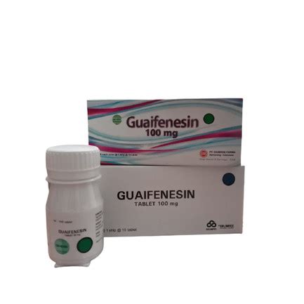 Jual Guaifenesin Tablet Kemasan Botol Erlimpex Box Erlimpex Kab