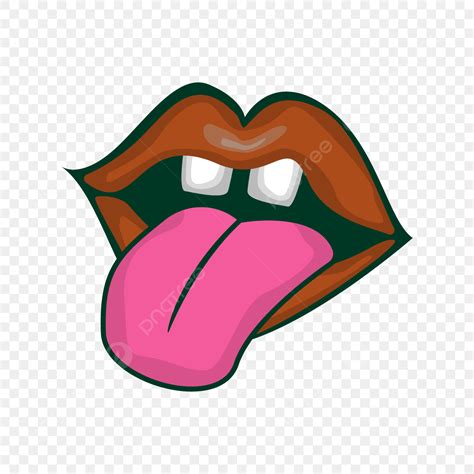 Funny Lips Illustration, Lips, Clipart, Makeup PNG and Vector with ...