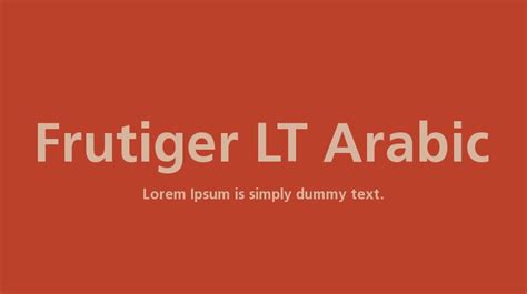 Frutiger font family - podlasopa