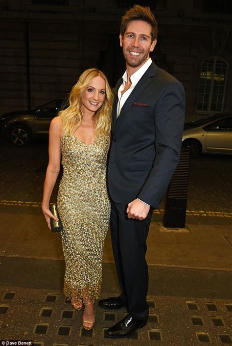 Downton Abbeys Joanne Froggatt Dwarfed By Her Husband As They Attend