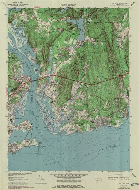 Old Lyme Quadrangle 1970 USGS Topographic Map 1 24 000 Flickr