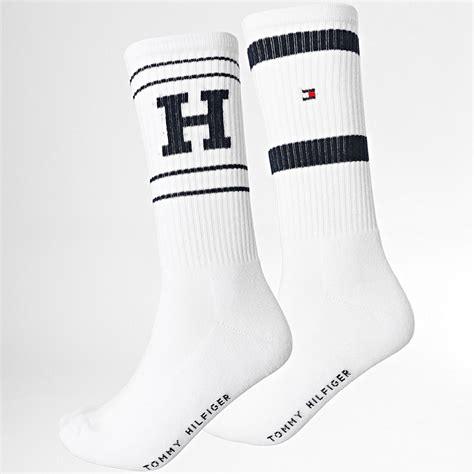 Tommy Hilfiger Lot De Paires De Chaussettes Blanc