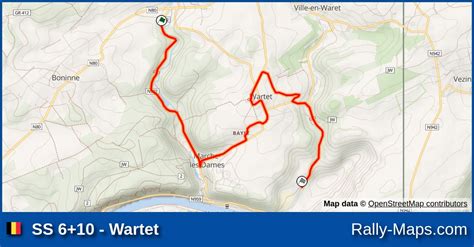 Ss Wartet Stage Map Rally Passion Huy Namur Rallye Festival