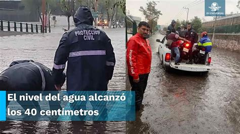 Tlalnepantla Bajo El Agua Fuertes Lluvias Provocan Inundaciones En