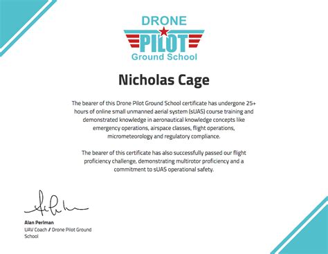 drone training certificate | Drone Pilot Ground School