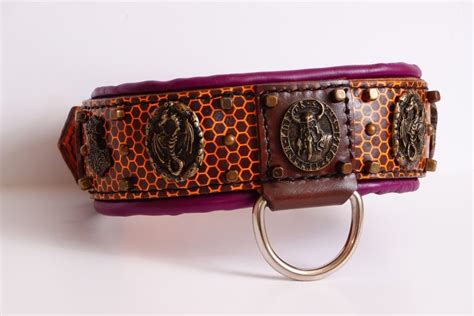 Viking Odin leather dog collar | Leather for Pets