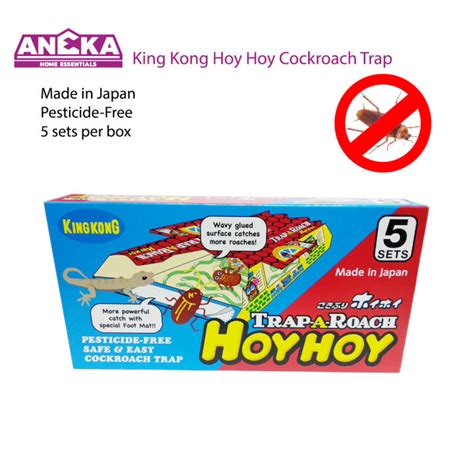 King Kong Hoy Hoy Cockroach Trap 5 Sets Per Box Made In Japan Pest