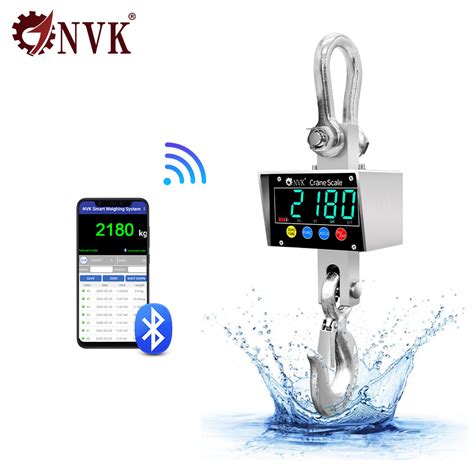 Nvk Ocs 30t Bluetooth Crane Scale 20t Wireless Weighing Scale 10t