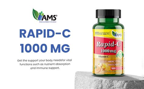 Amazon America Medic Science Rapid C Mg Vitamin C Supplement