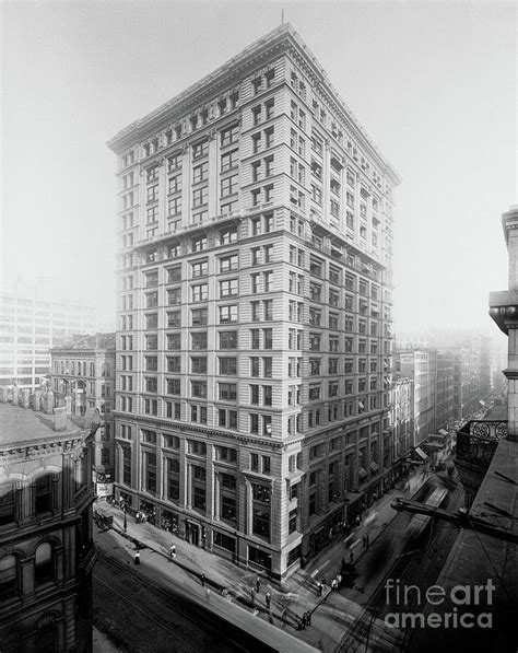 Tribune Building Chicago Illinois Usa 1902 Photograph By Barnes And