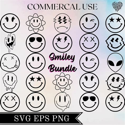 Smile Face Svg Emoji Face Svg Smiley Face Svg Smiley Face - Etsy