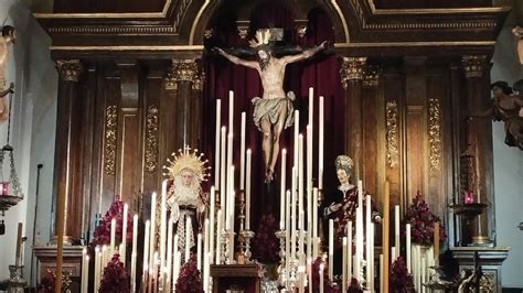 Altar del Quinario del Cristo de la Conversión de la Hermandad de