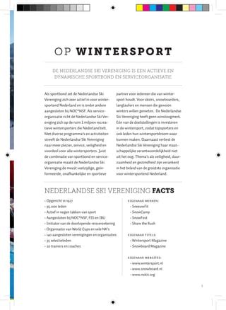 Nederlandse Ski Vereniging Pdf